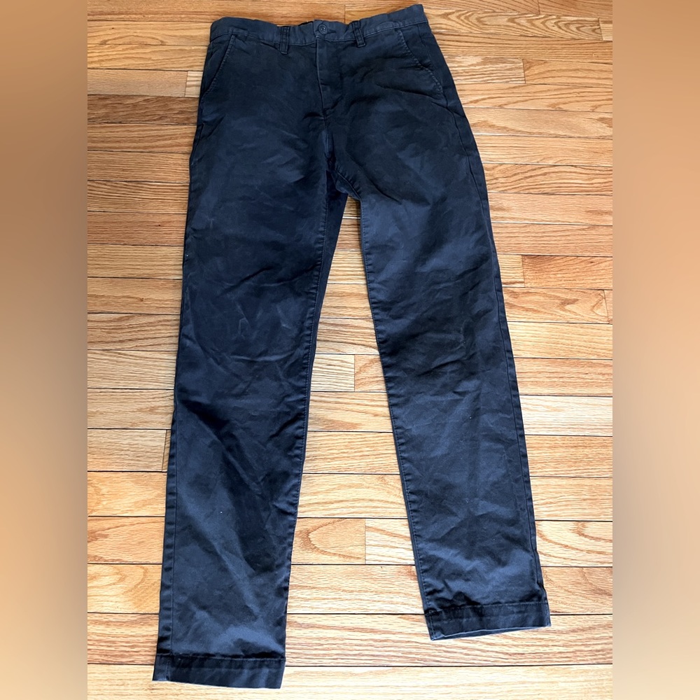 Mens H & M Charcoal Gray Slim Fit Chinos - Size 30 x 32